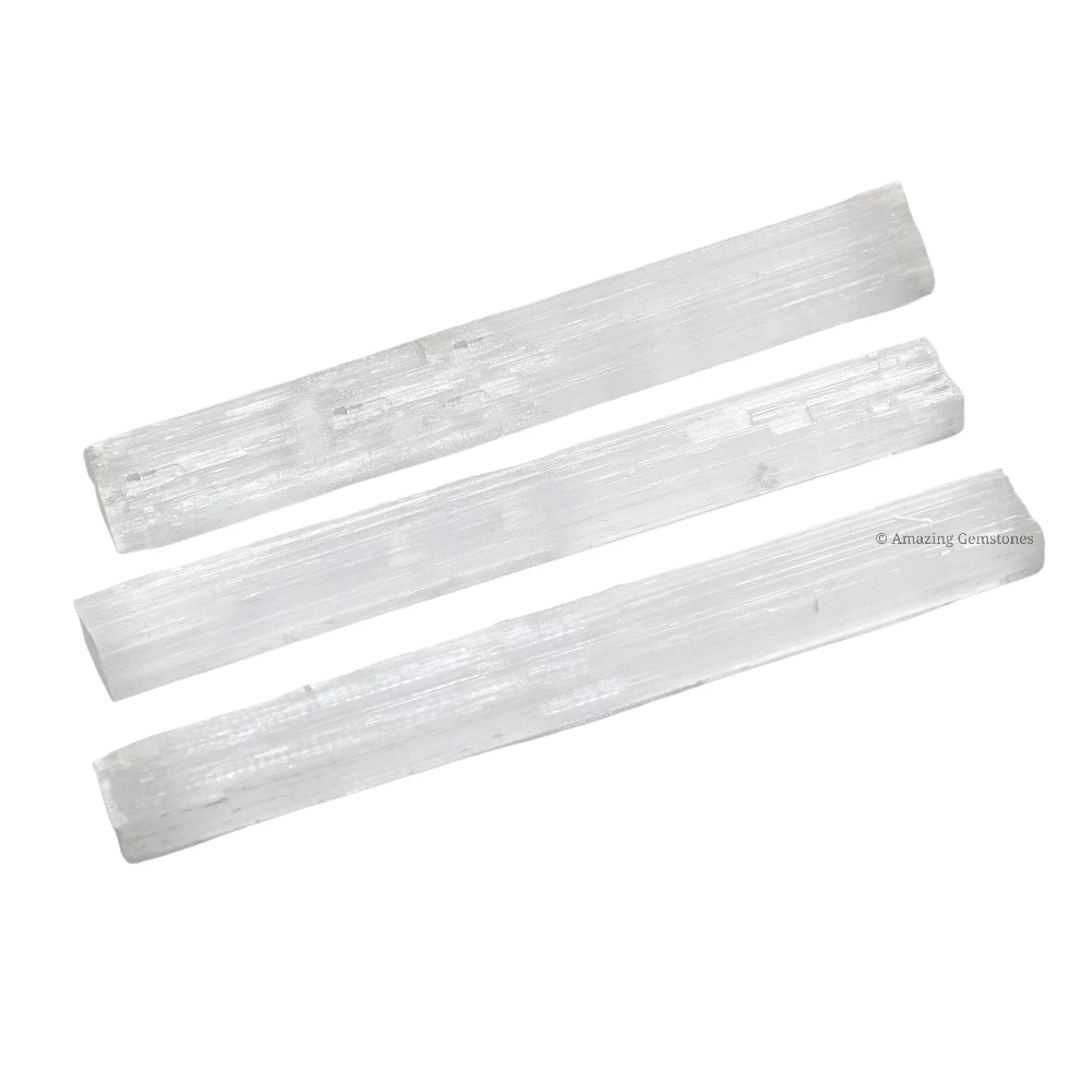 Selenite Charging Stick for Crystals - 6 Inch