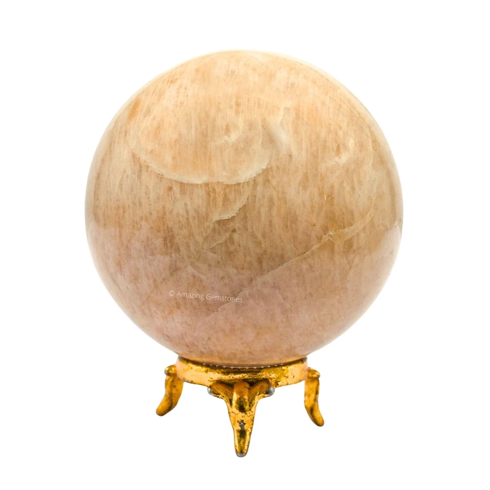 Large Cream Moonstone Sphere (3 Inch)