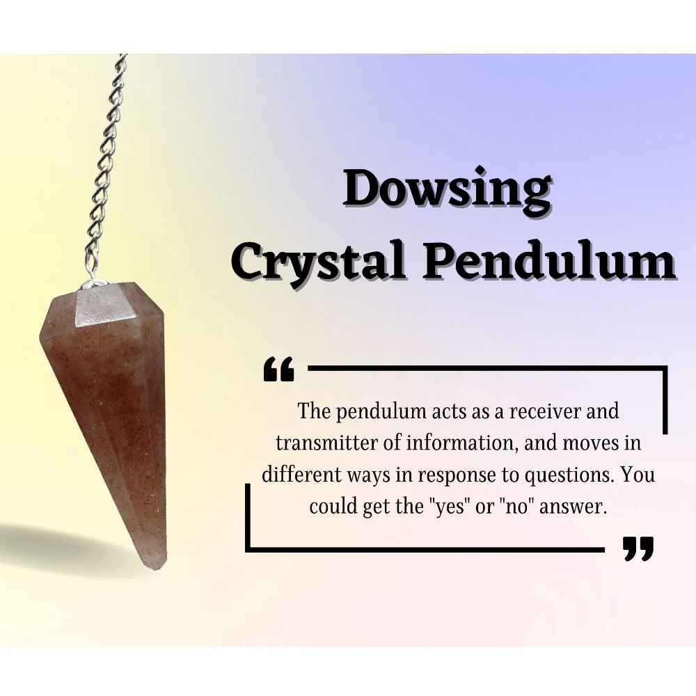 Strawberry Quartz Pendulum