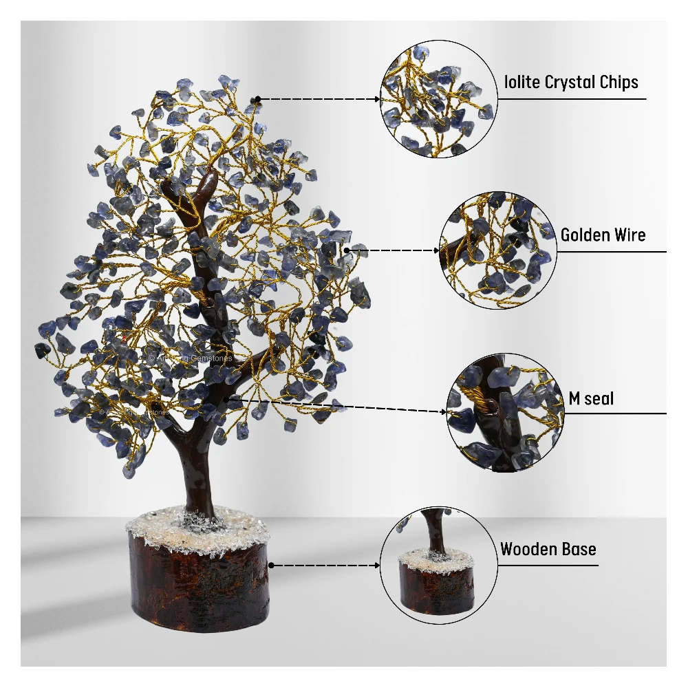 Iolite Tree (200 Beads)