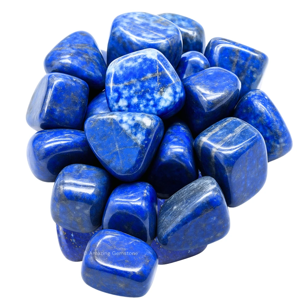 Tumbled Lapis Lazuli Crystals Stones (1000+ Carats)