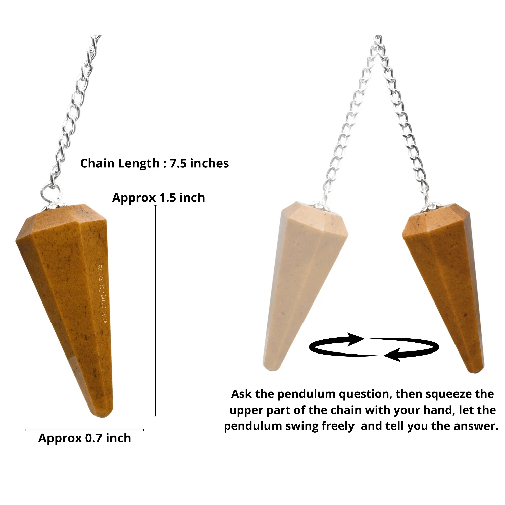 Yellow Jasper Pendulum