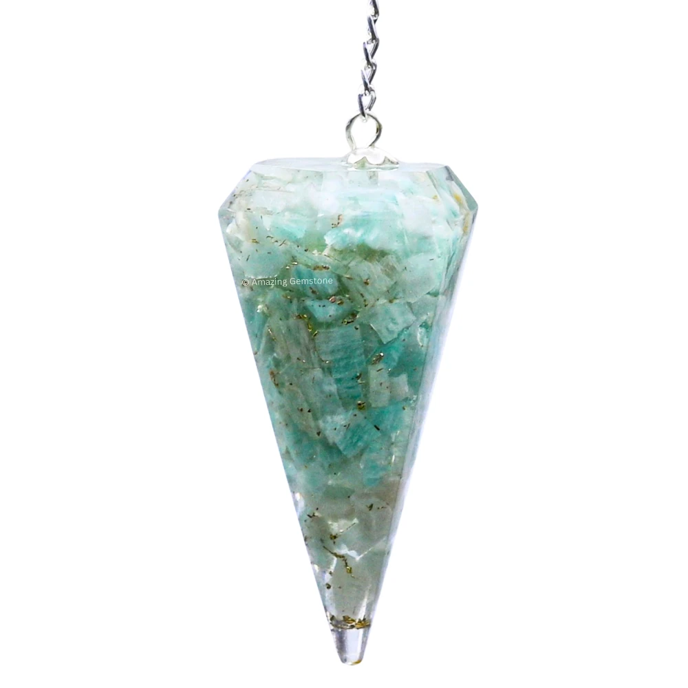 Amazonite Orgone Pendulum
