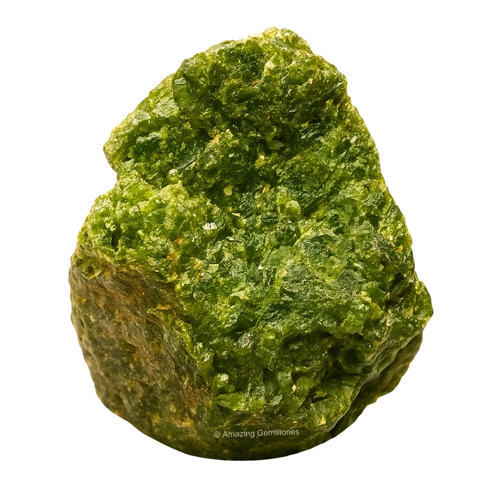 Green Tourmaline with Matrix Raw Crystals (5 Pieces)
