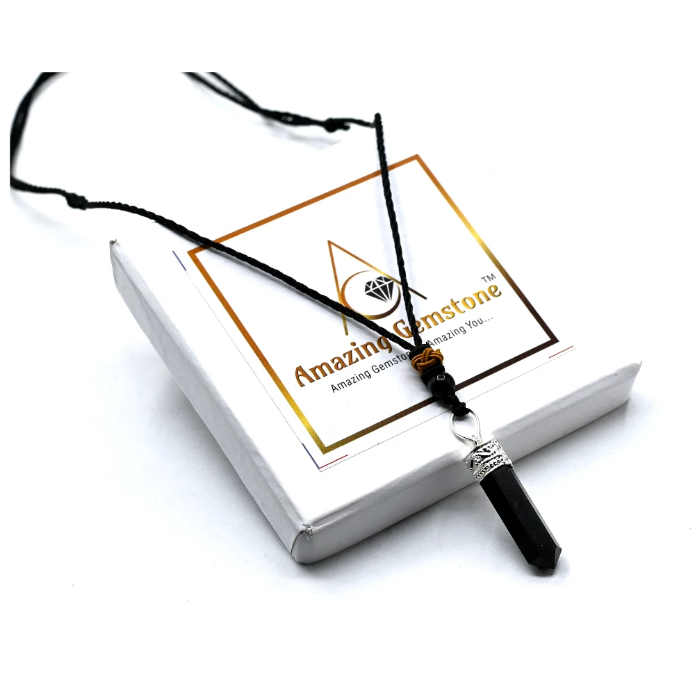 Shungite Necklace - Cap Pencil