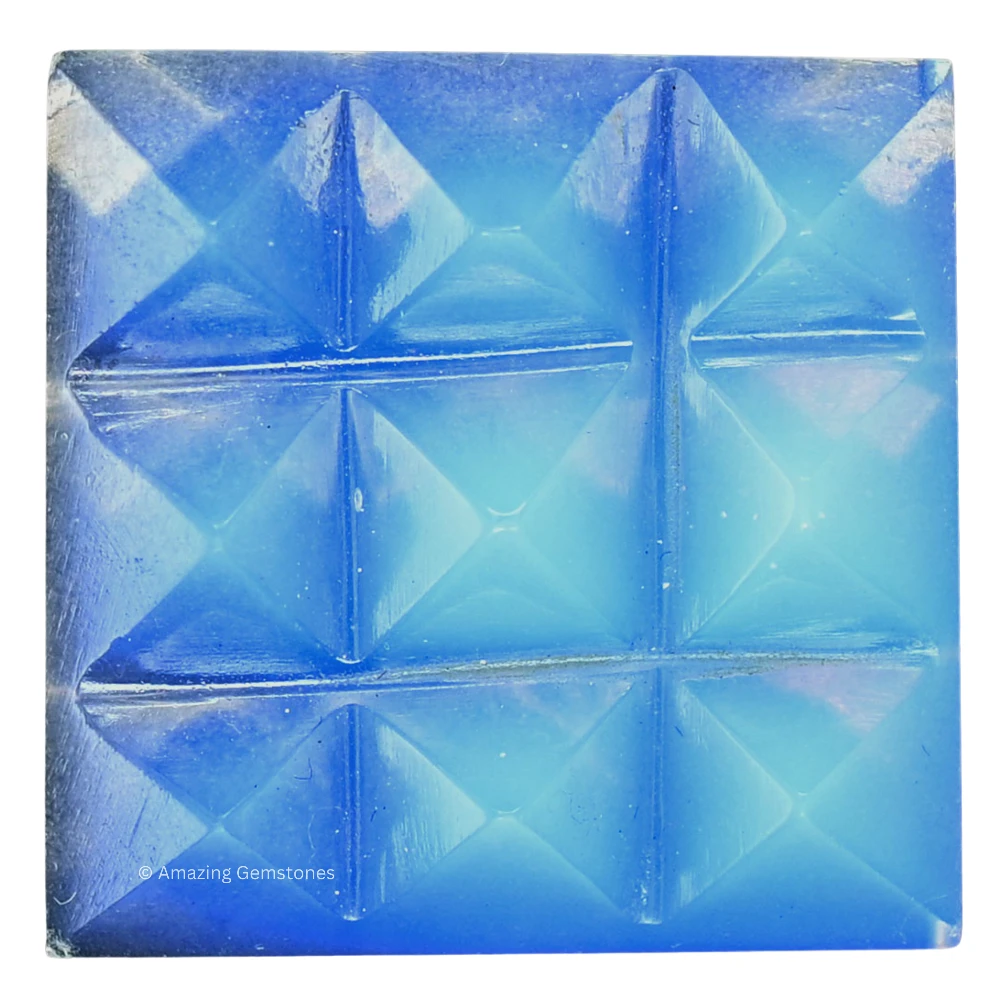 Opalite 9 Pyramid Plate