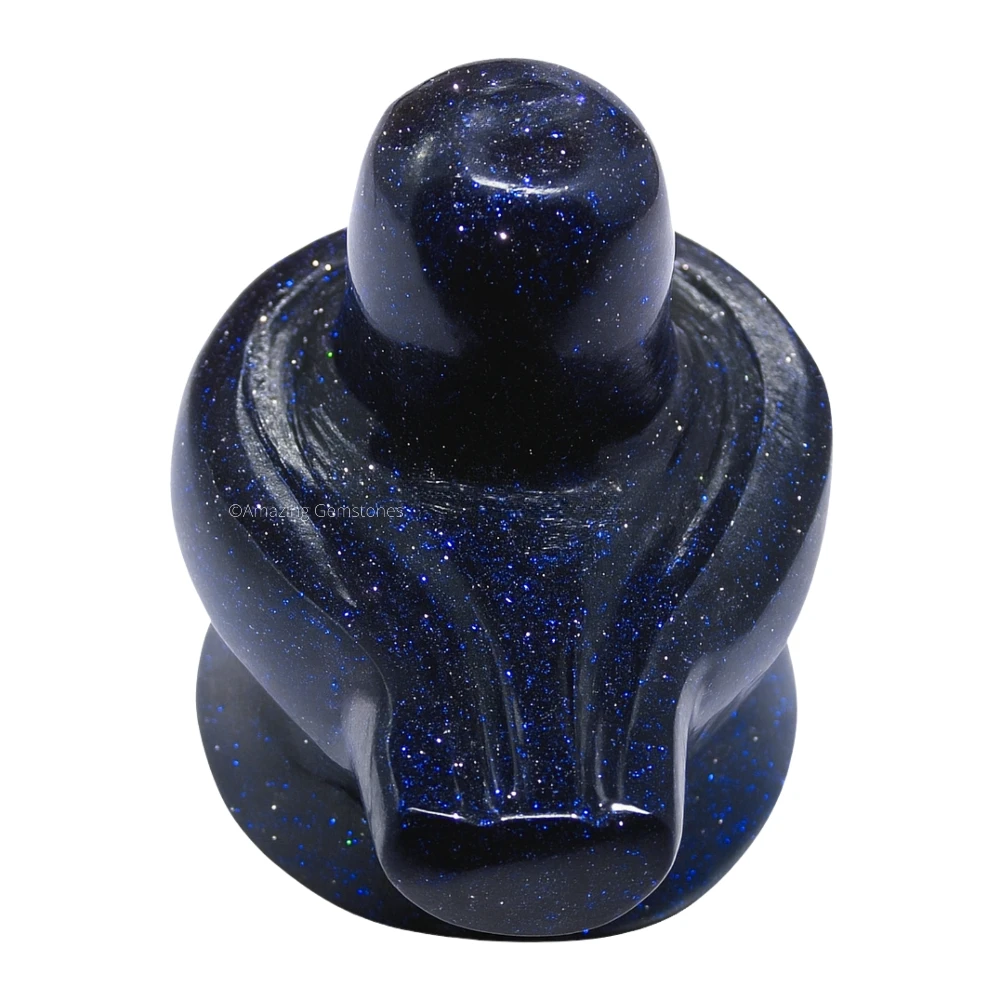 Blue Goldstone Shivling