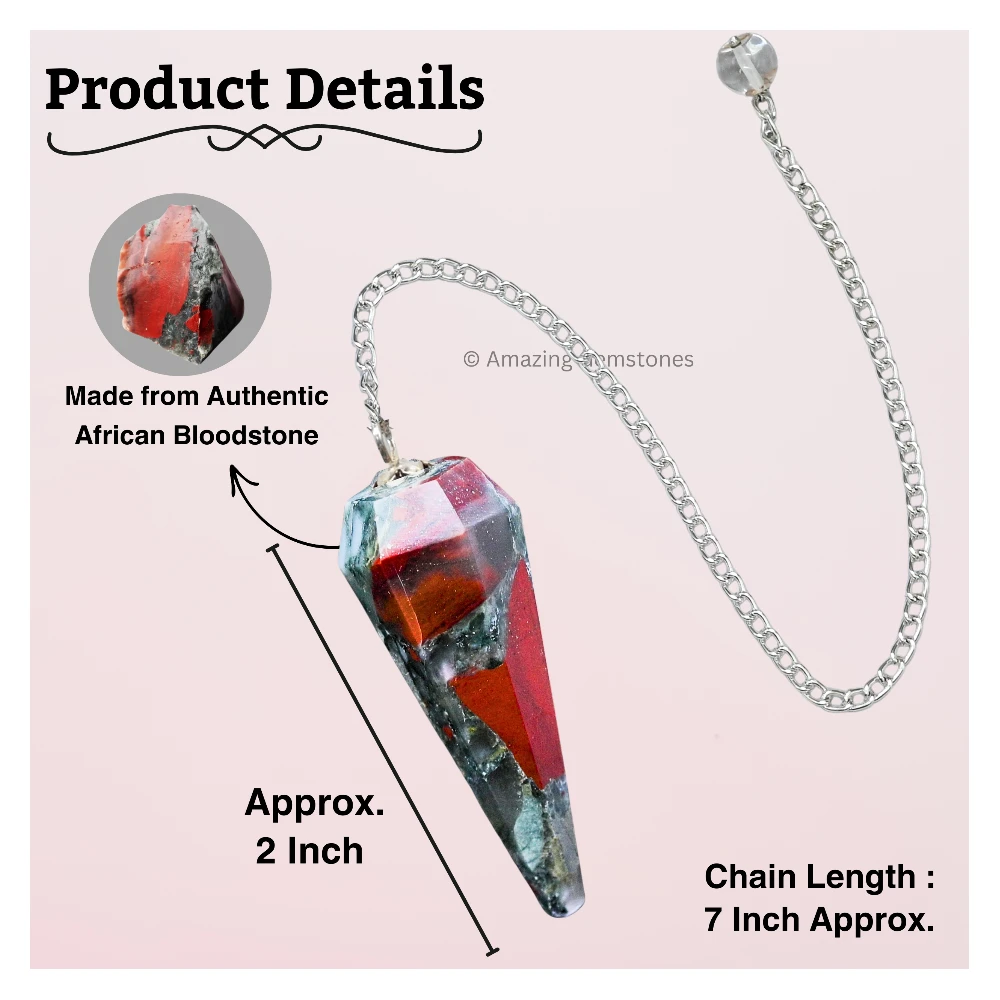 African Bloodstone Pendulum