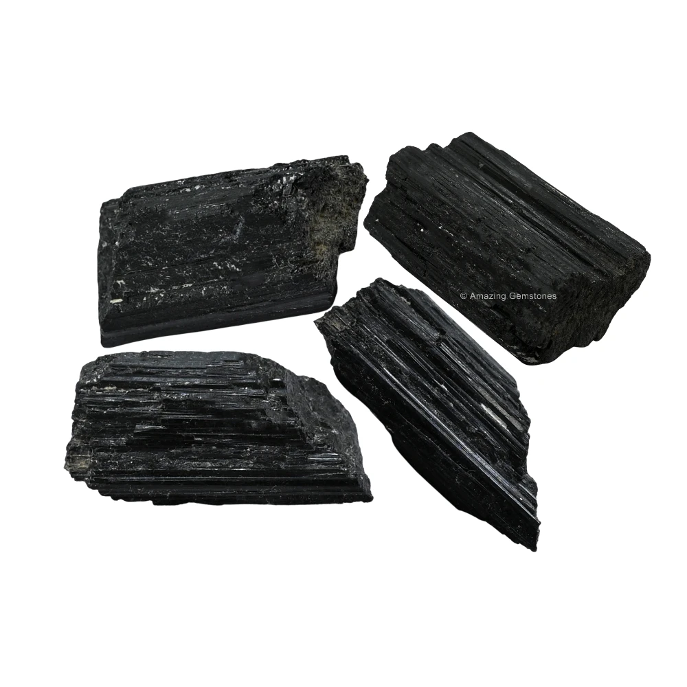 Black Tourmaline Rough Raw Crystal (100-200 Grams)