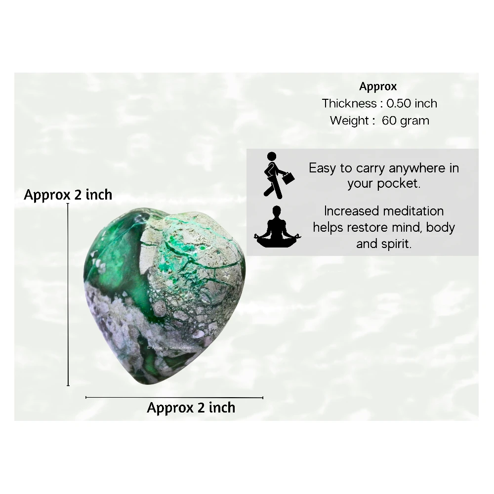 Variscite Heart