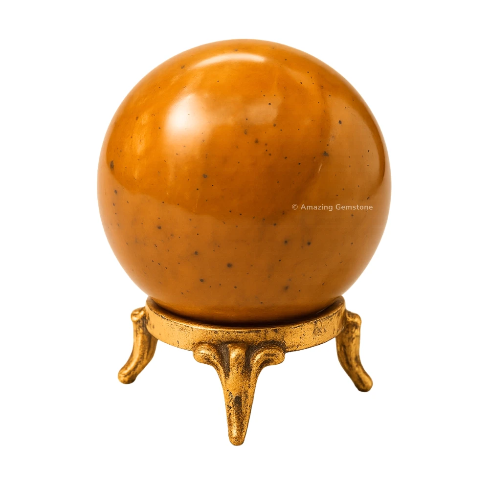 Yellow Jasper Sphere (1.5 Inch)