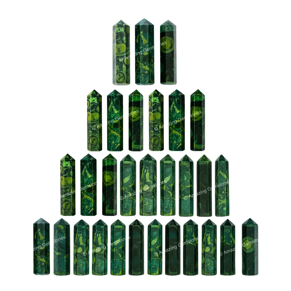 Kambaba Jasper Pencil Points (Set of 3)