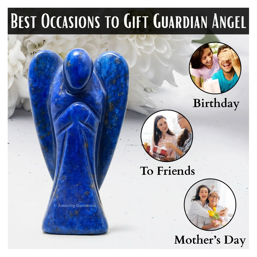 Lapis Lazuli Angel Figurine (1.5 Inch)