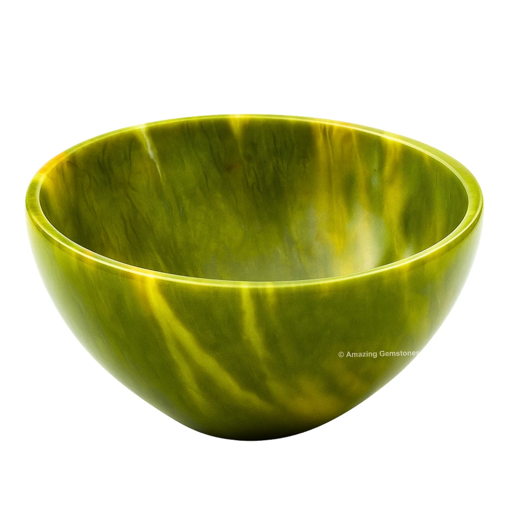 Vesuvianite Crystal Bowl - 2 Inch