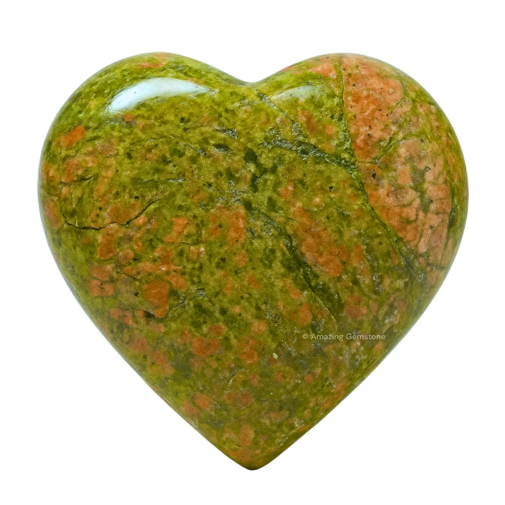 Unakite Heart