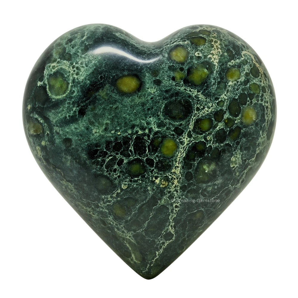 Kambaba Jasper Heart