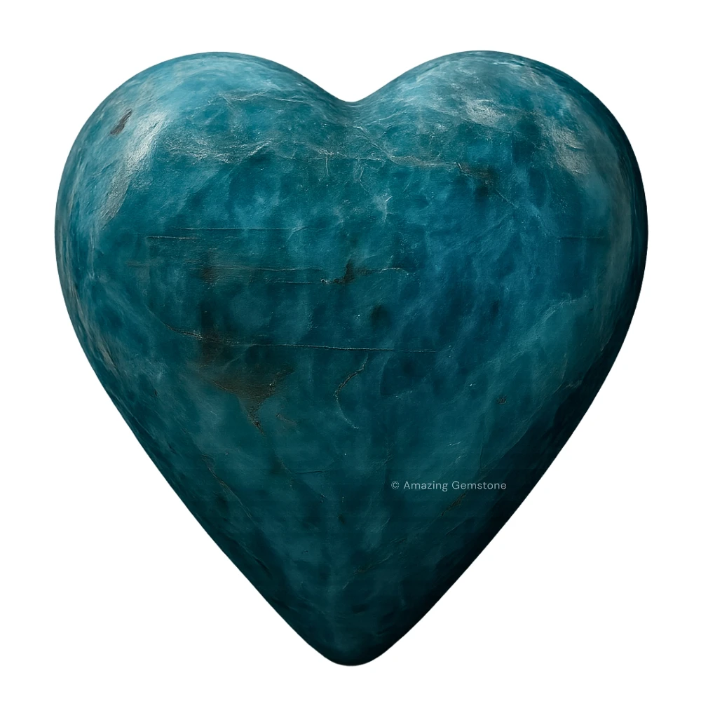 Green Apatite Heart