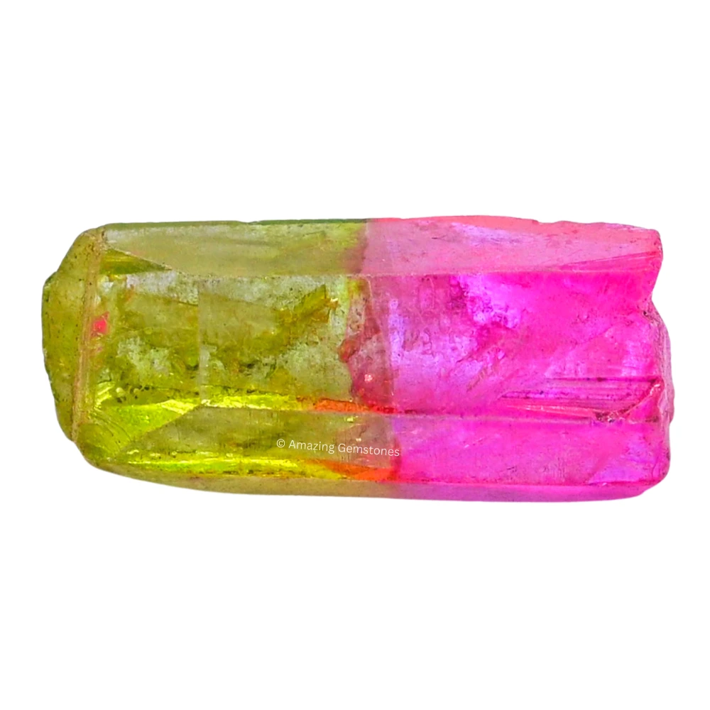 Rose Apple Aura Quartz Raw Crystal Points (2 Pieces)