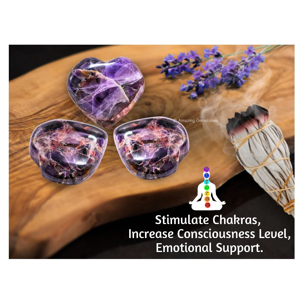 Dreamy Amethyst Heart