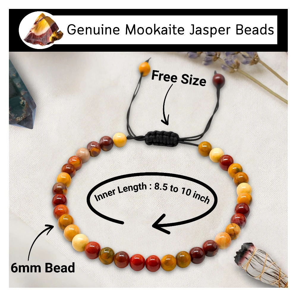Mookaite Anklet (Without Knot)