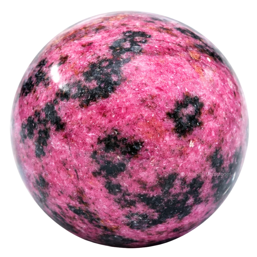 Rhodonite Sphere (1.5 Inch)