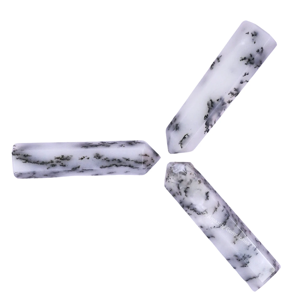 Dendrite Opal Pencil Points (Set of 10)
