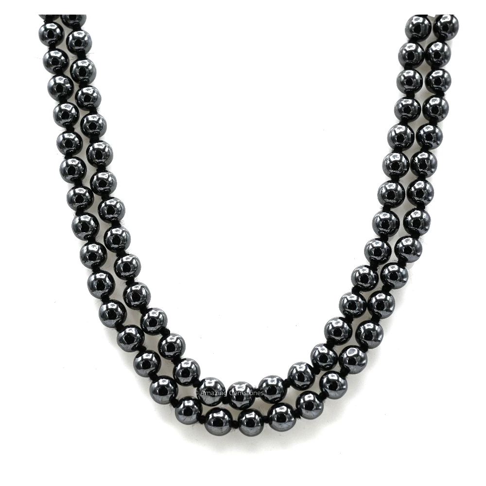 Hematite Mala (Hand Knotted)
