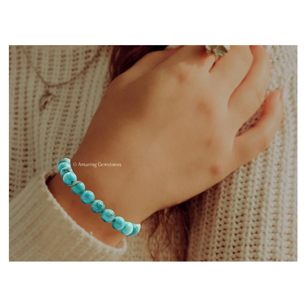 Stabilized Turquoise Bracelet (Strechable)