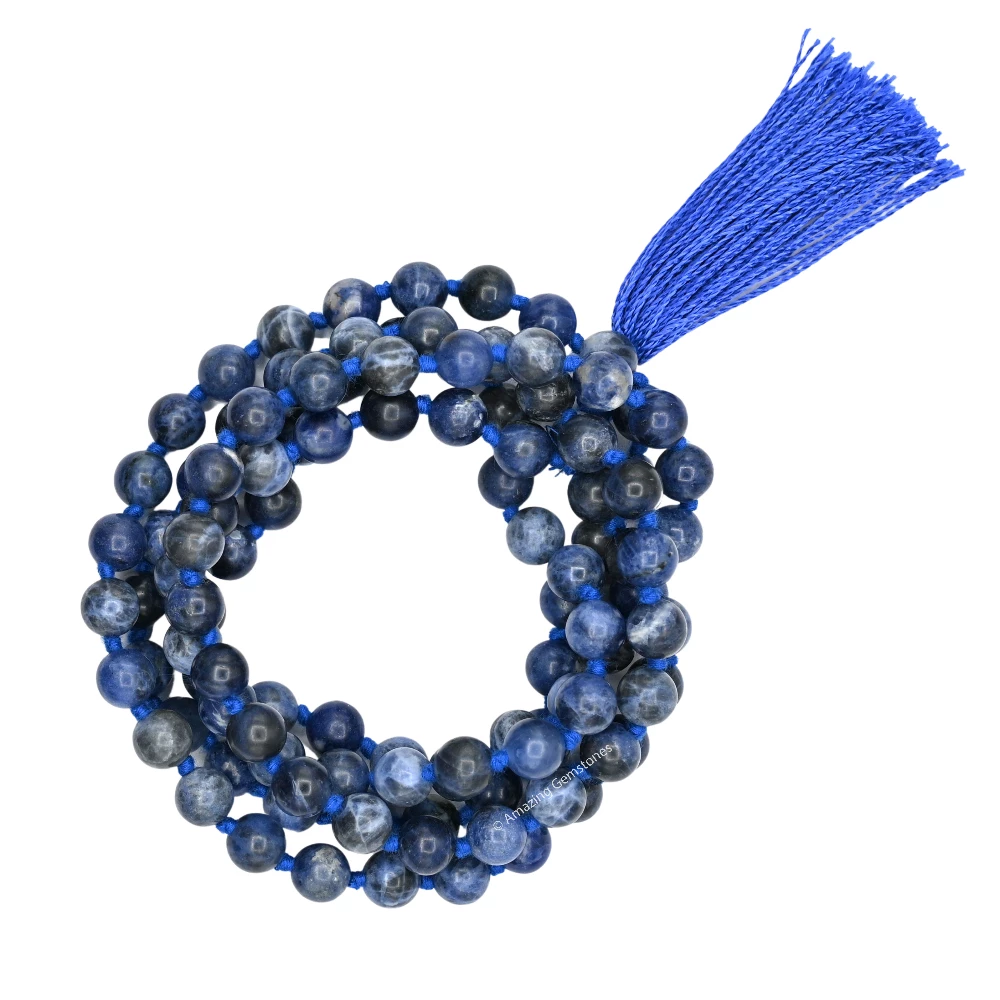 Sodalite Mala (Hand Knotted)