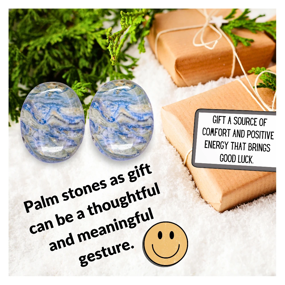Scheelite Palm Stone
