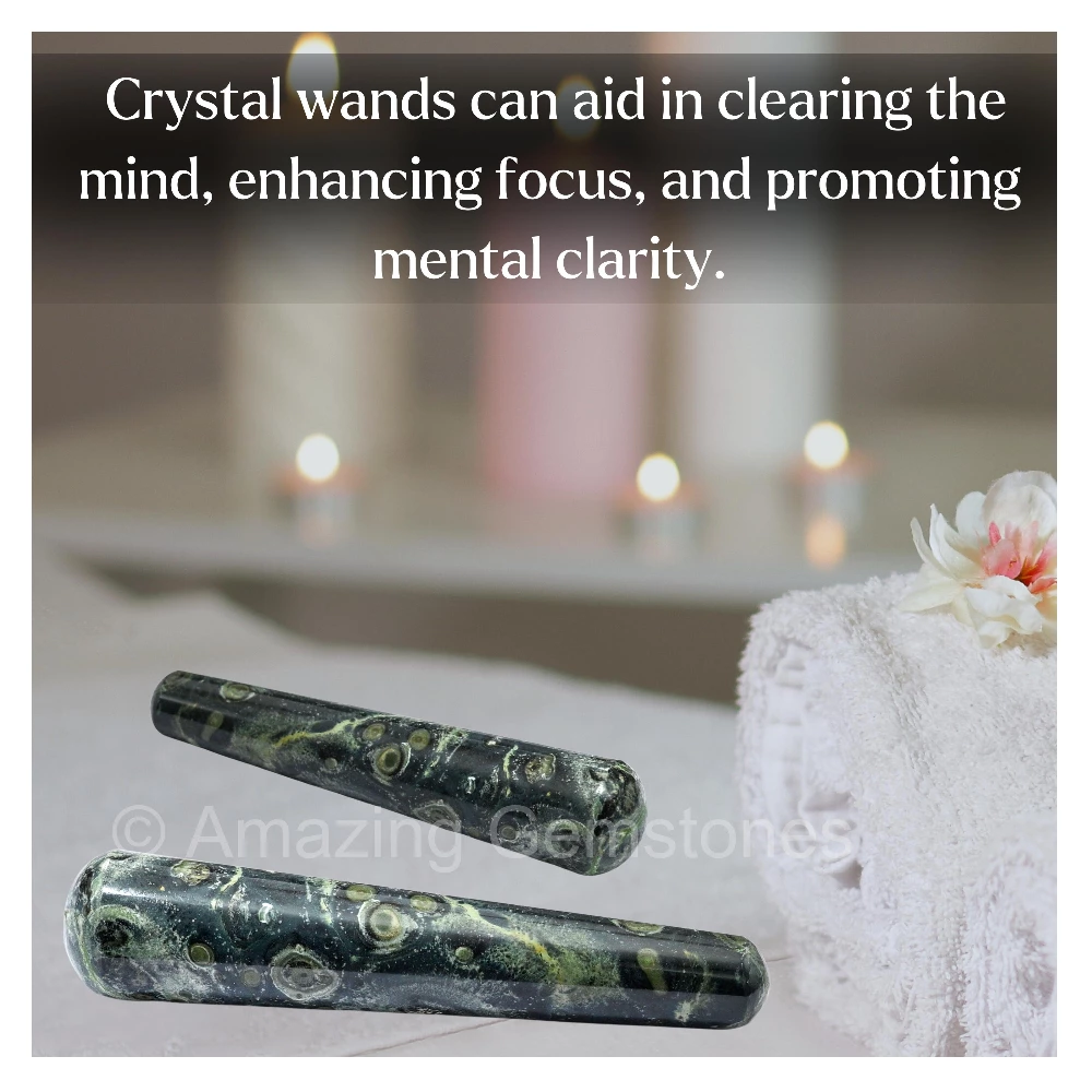 Kambaba Jasper Wand (Smooth)