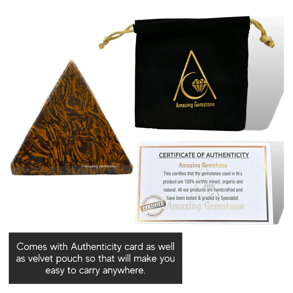 Mariyam Jasper Pyramid (1 Inch)