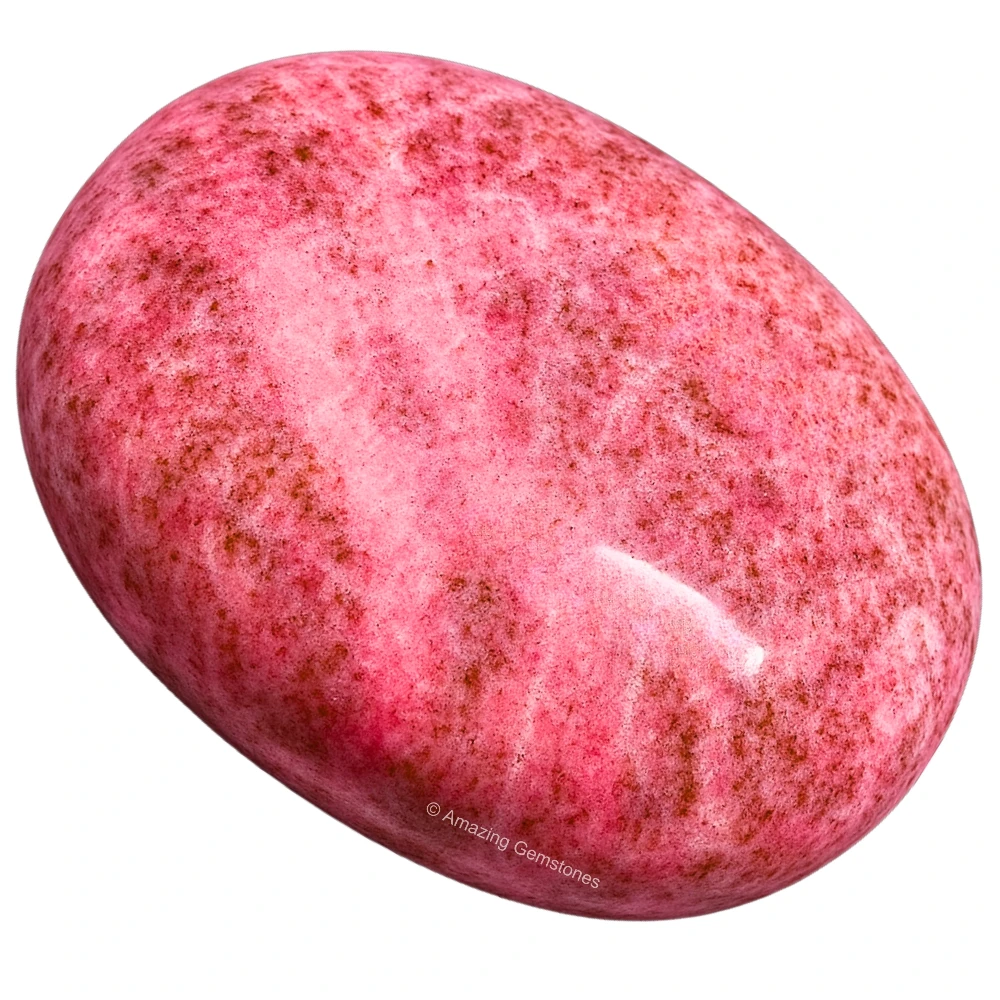 Thulite Palm Stone