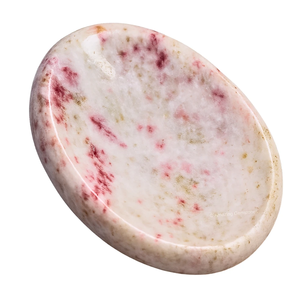 Cinnabarite Worry Stone