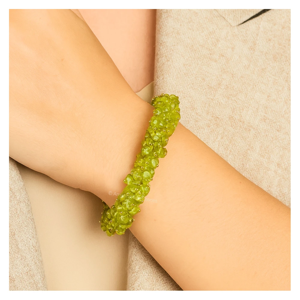 Peridot Chip Bracelet (Fuse)