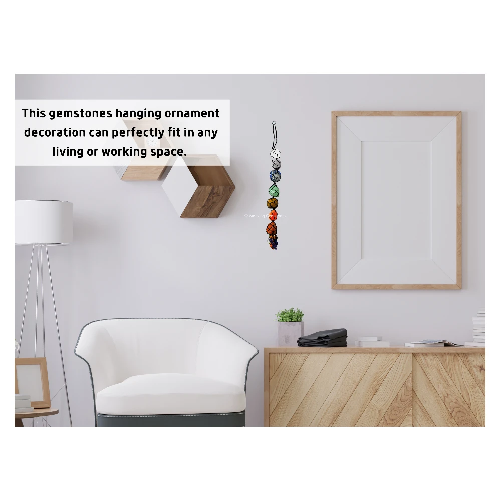 7 Chakra Tumbled Car Hanging Ornaments