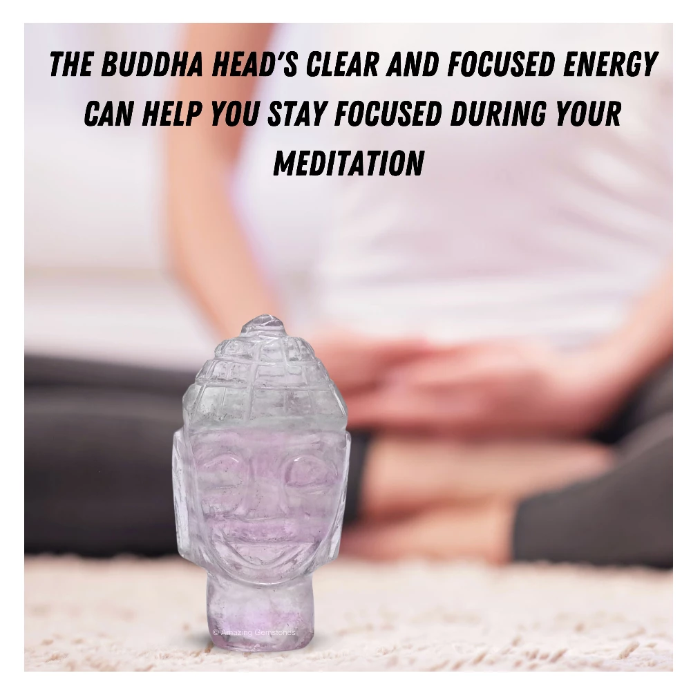 Fluorite Buddha Head