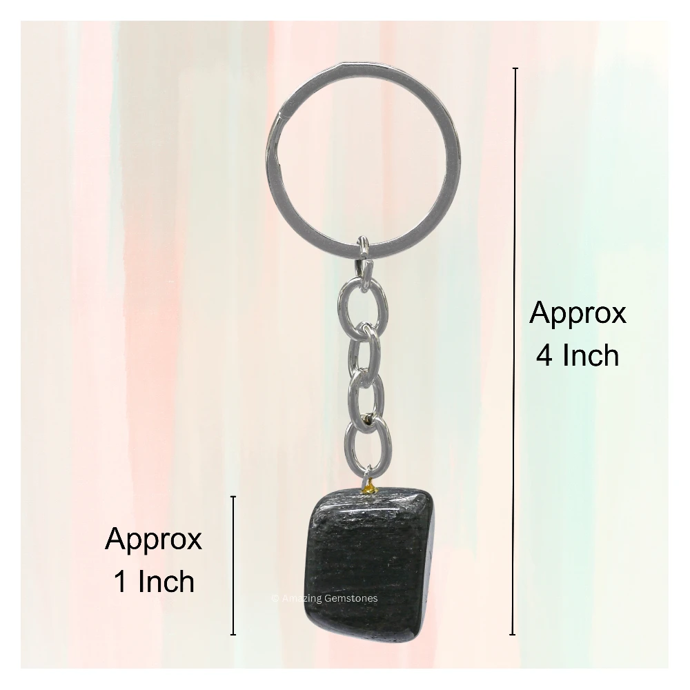 Blue Aventurine Keychain Keys Holder (Tumble)