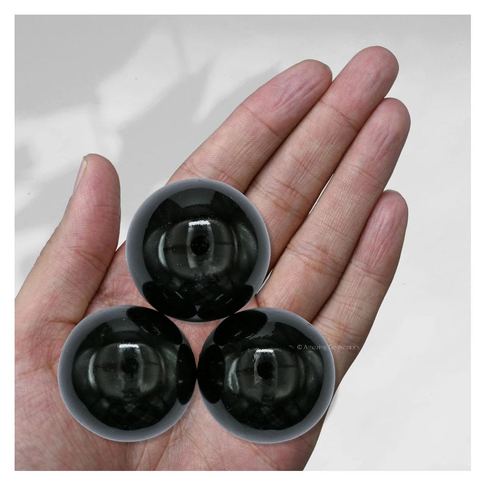 Black Obsidian Sphere (1.5 Inch)