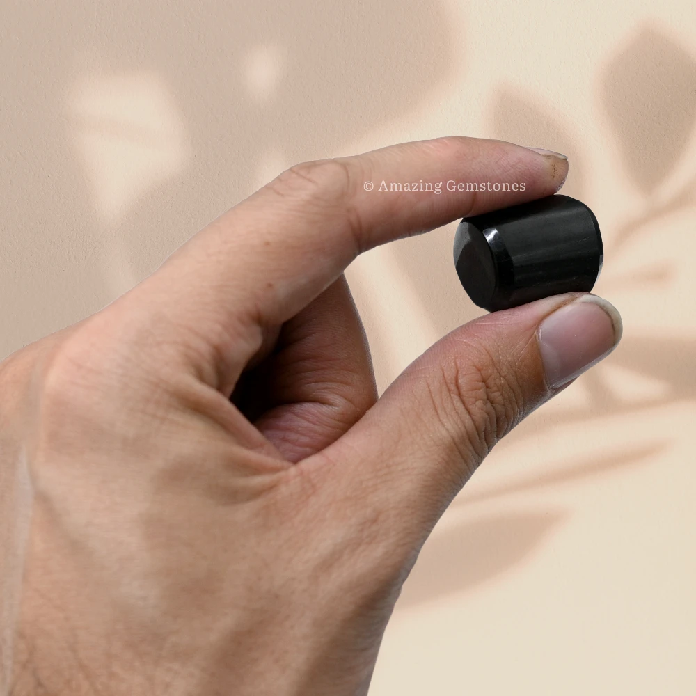 Tumbled Black Tourmaline Natural Stone Crystals (1 oz)