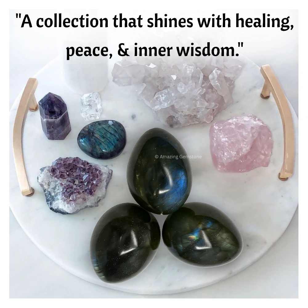 Labradorite Crystal Egg Stone