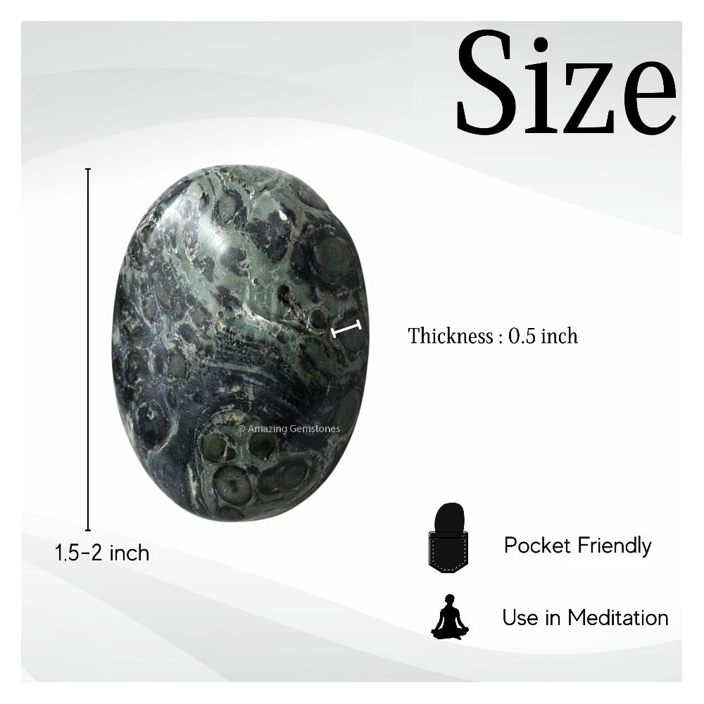 Kambaba Jasper Palm Stone