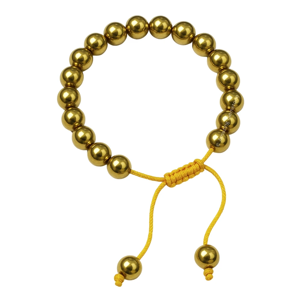 Golden Hematite Bracelet (Adjustable)