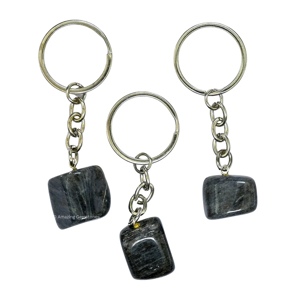 Blue Aventurine Keychain Keys Holder (Tumble)