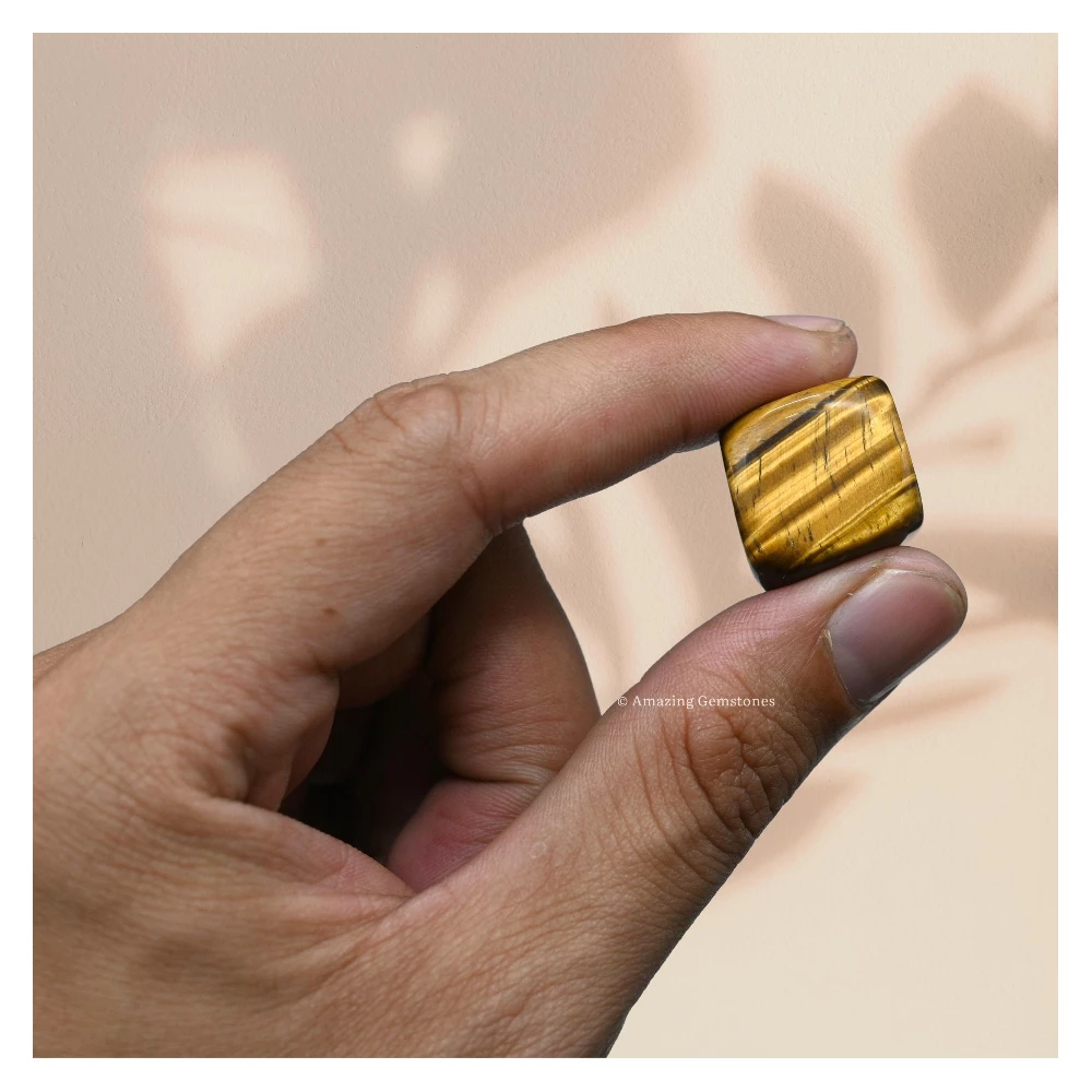 Tumbled Tiger Eye Crystals Stones (1000+ Carats)