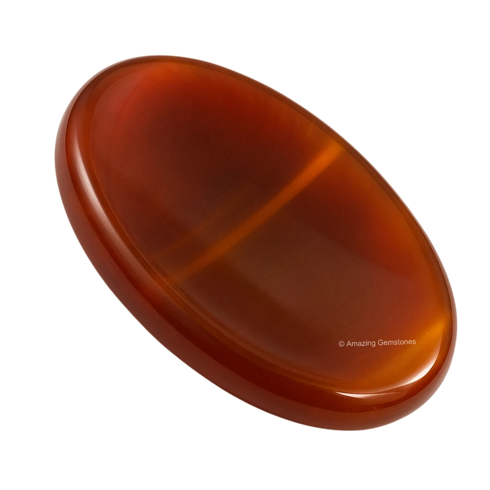 Carnelian Onyx Worry Stone
