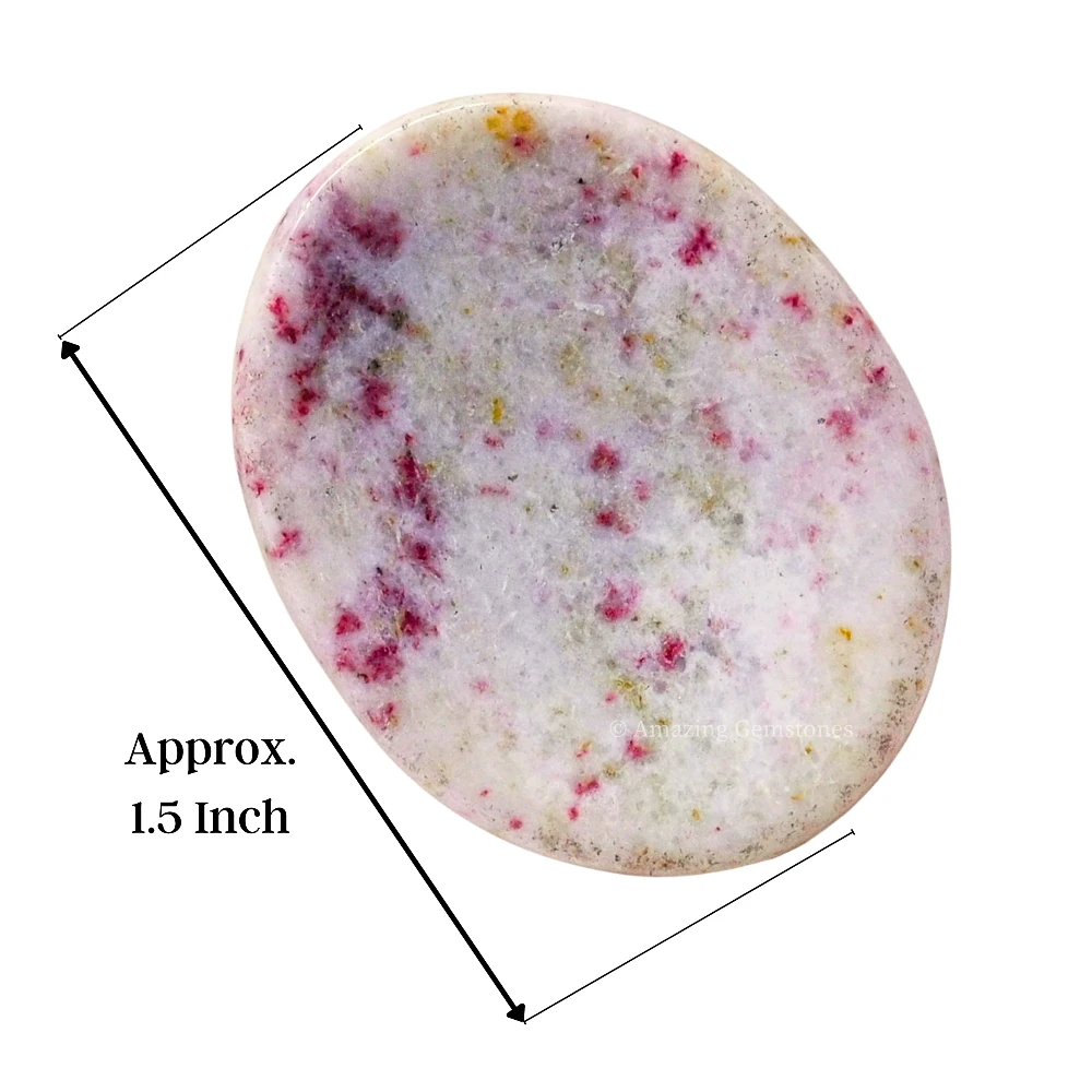 Cinnabarite Worry Stone