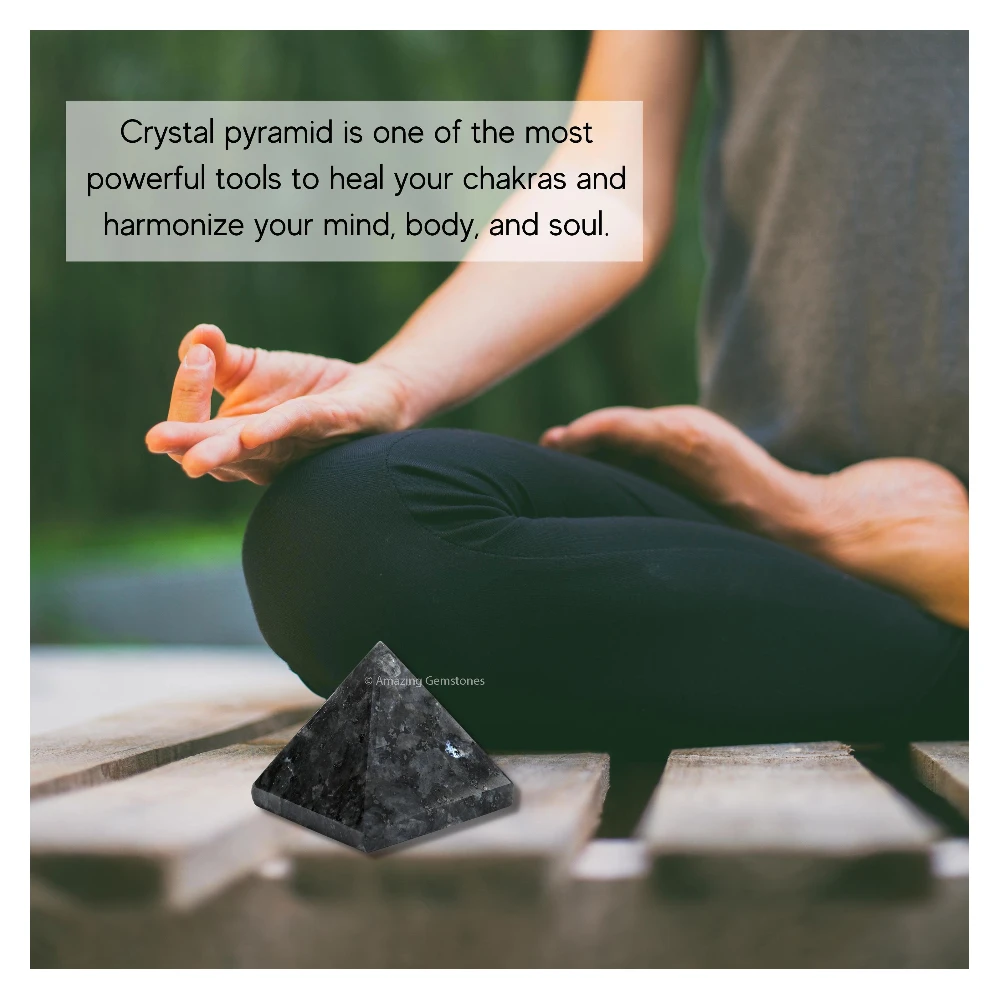 Larvikite Pyramid (2 Inch)