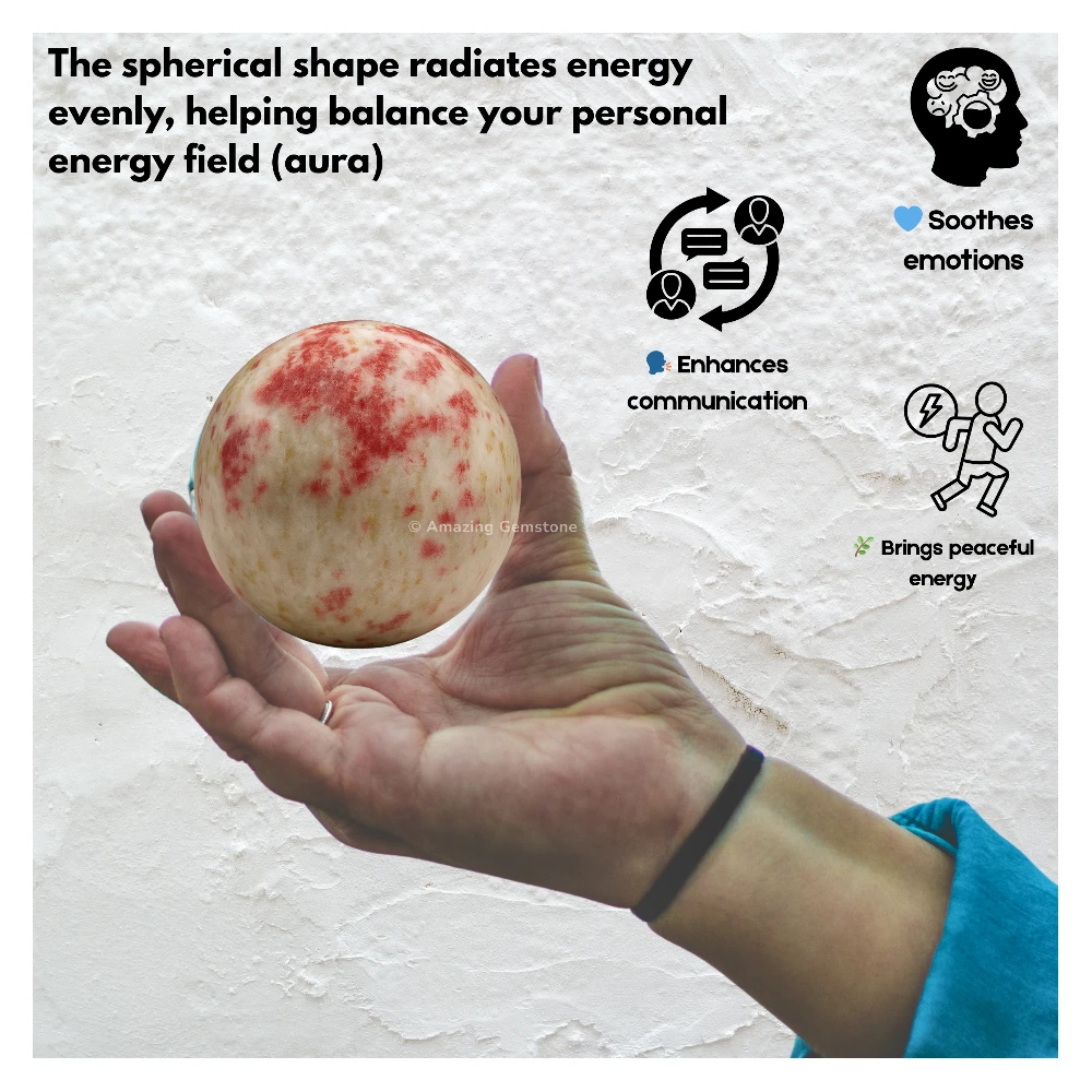 Cinnabarite Sphere (2 Inch)