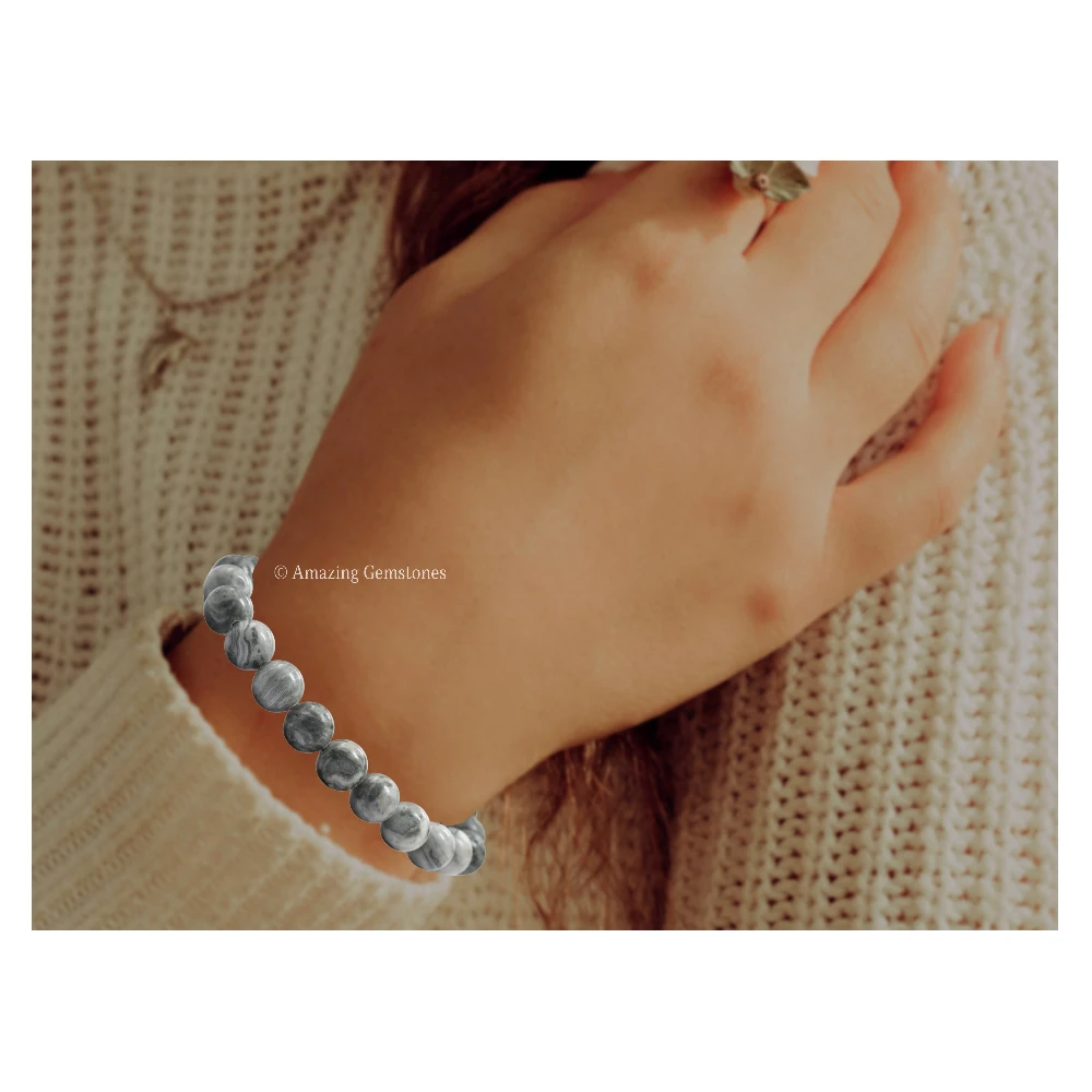 Map Stone Bracelet (Strechable)